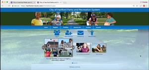 How to create a Hartford Recreation My Rec Account